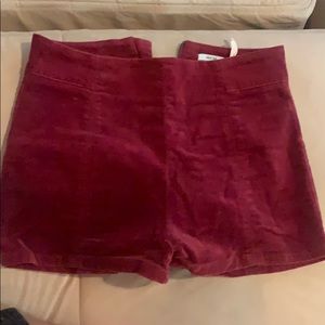 Maroon kimchi blue shorts